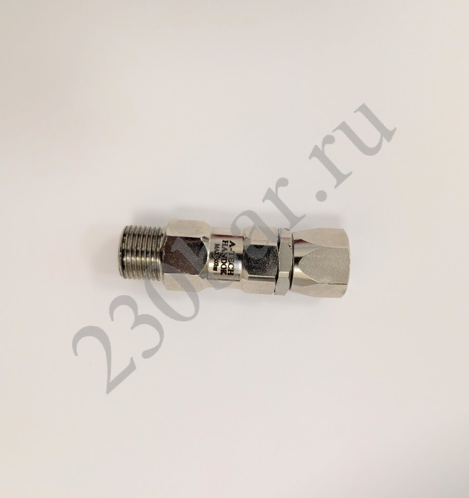 214925 Вертлюг с одной плоскостью вращения M 3/8"(NPS) х F 1/4"(NPS) КОРЕЯ
