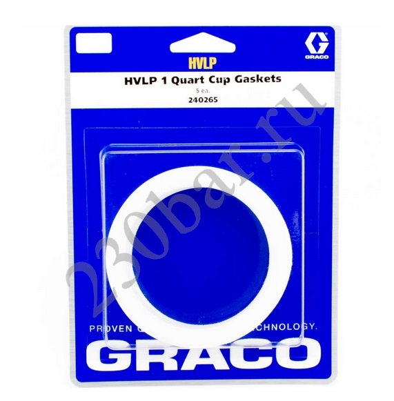 240265 Прокладка для бачка емкостью 1,14 л. (5 шт. в комплекте) GRACO